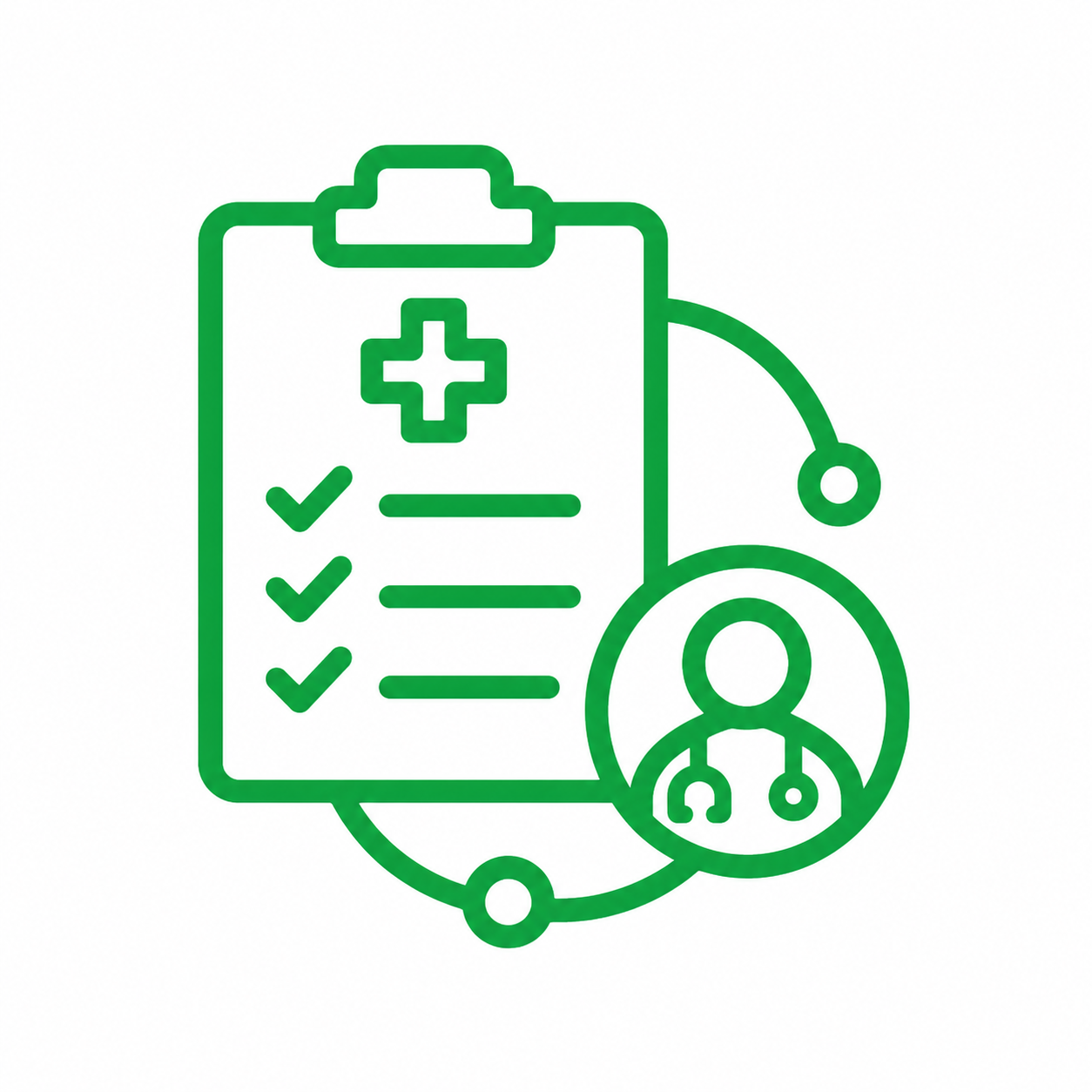 Report and care coordination icon for Nulife Hospitals